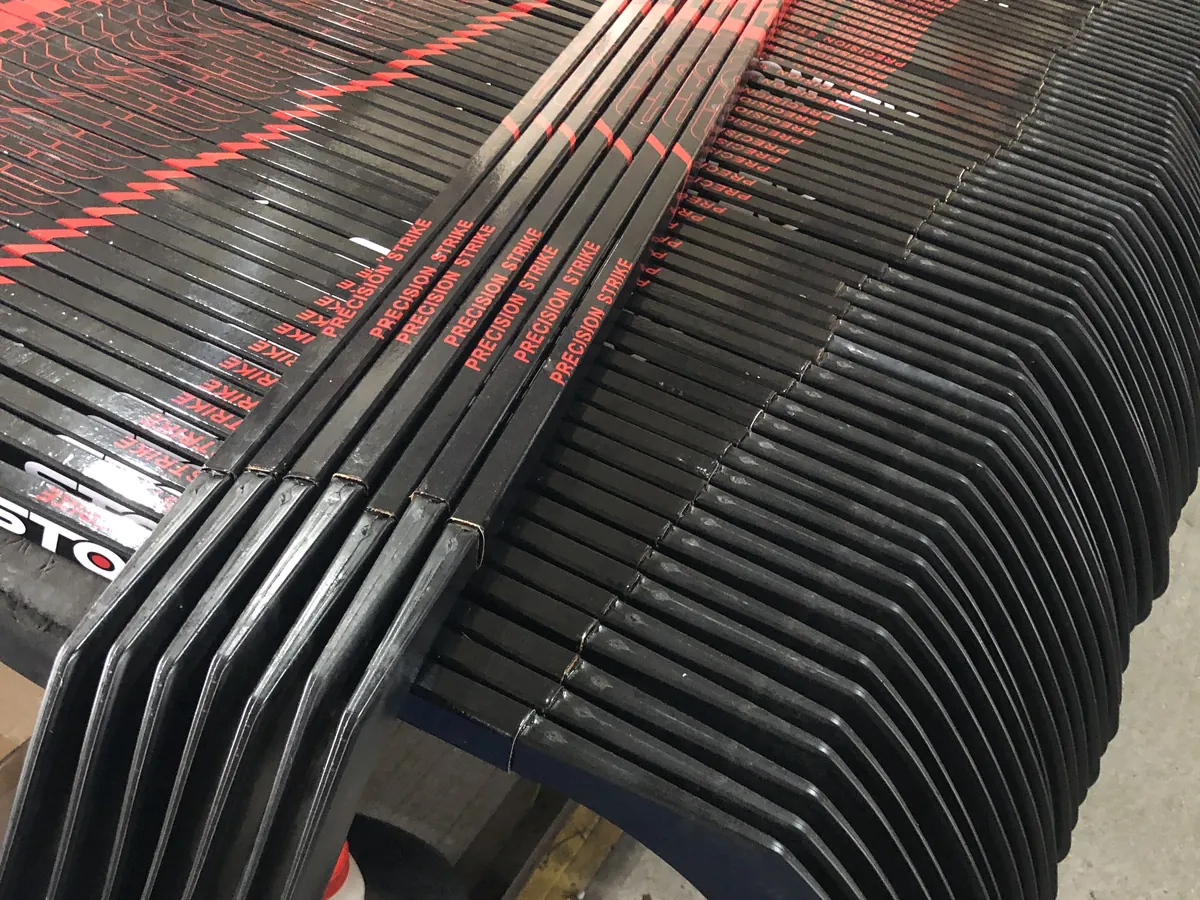 Carbon hockey stick mass production